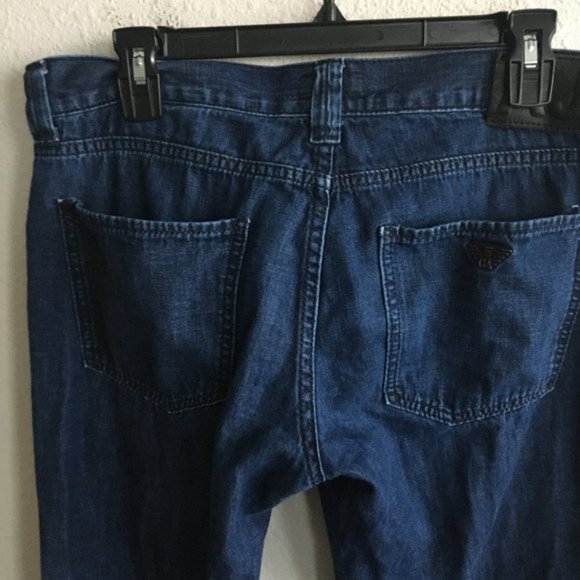 Armani Jeans Men's Dark Wash Bootcut Jeans Sz. 31 - Picture 11 of 12